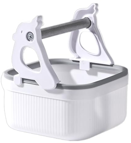 Soporte para Entrenamiento De Aves,Posaderos De Ejercicio para Escritorio con Cubo para Excrementos para Loros | Accesorios Mascotas Resistentes A Picotazos, Percha Ejercicio para Periquitos, Loros