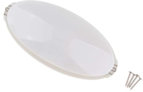 Plafonnier en acrylique incassable - Design étanche - Accessoire pour sauna - Installation de pièces humides - Lampe de sauna résistante aux hautes températures