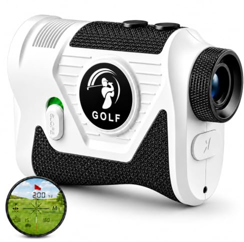 Range Finder Golf with Slope Switch, 1200 Yards Laser Range Finder