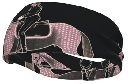 Bandeau de sport pour homme et femme - Extensible et antidérapant - Évacuation de la transpiration - Pour cyclisme, randonnée, yoga, hockey sur glace
