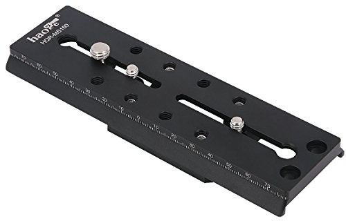 Haoge 160mm Camera Long Sliding Quick Release Plate for Sachtler Tripod Fluid Head FSB4 FSB6 FSB6T FSB8 FSB8T FSB10 FSB10T DV10 3+3 5+5 Video 14II DV2 DV4 DV6 DV8 DV8/100 ACE