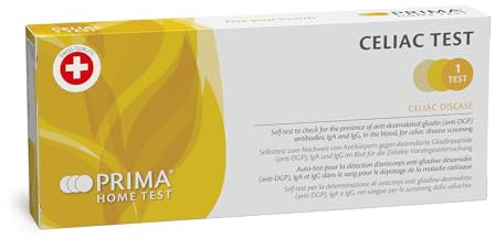 Prima Coeliac Gluten Sensitivity Home Test for IGA and IgG Antibodies | Results in 10 Minutes