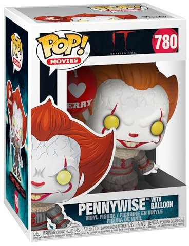 Funko Pop! Movies: IT: Chapter 2- Pennywise With Balloon - It - Collectable Vinyl Figure - Gift Idea - Official Merchandise - Toys for Kids & Adults - Movies Fans - Model Figure for Collectors