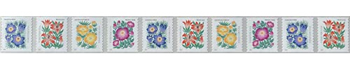 Mountain Flora Flower US First Class Forever Postage Stamps Celebrate Beauty Wedding (1 Strip of 10)