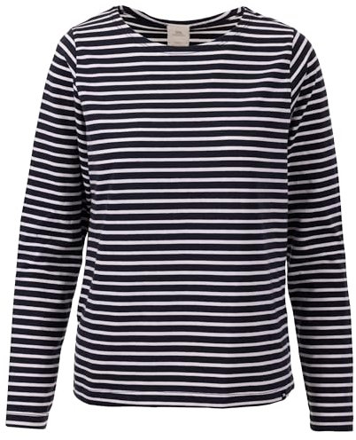 Trespass Womens Long Sleeve Striped Pullover Top with Ribbed Cuffs Karen