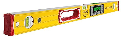 STABILA TECH 196 DL - Nivel de burbuja digital (81 cm, resistente al agua y al polvo, IP67, 2 pantallas digitales, sin calibración, con bolsa)