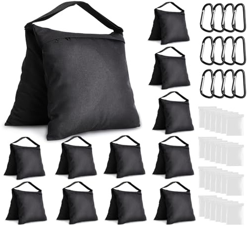 12 Packs Sandbags Weight Bags for Light Stand Photography Video Support