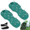 Rasenlüfter Schuhe, Nagelschuhe Rasenbelüfter Aerifizierer Gartenschuhe mit Klettverschluss,Kostenlose Installation,Aerifizierer Gartenschuhe Der ideale Rasenbelüfter für Rasen Hof Garten, Grün
