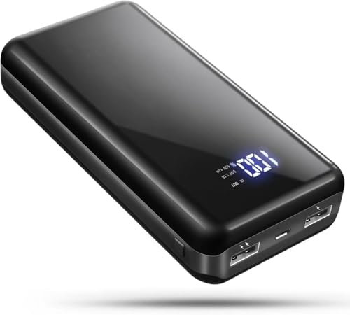 Power Bank - Batería Externa para teléfono móvil 25,800 mAh, 22,5 W, PD20 W, Carga rápida, USB C, con Pantalla LED, Cargador portátil para Smartphones