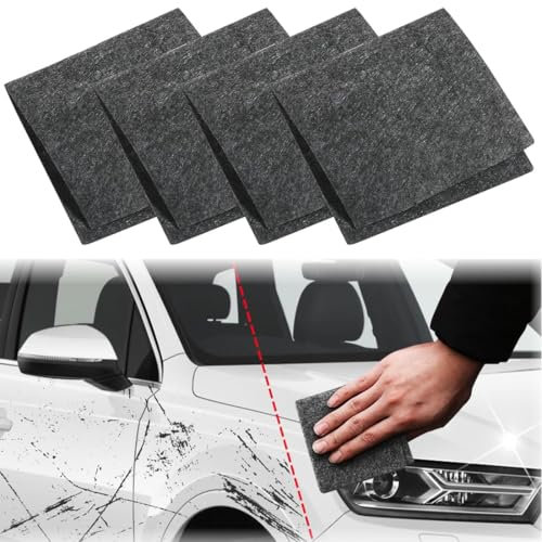 UYVPAER 6 Pezzi Nano Sparkle Cloth Rimuovi Graffi Auto Panno Nano Panno Riparazione，Nano Magic Cloth Panno Nano Sparkle Antigraffio Originale Per Riparare Graffi Leggeri