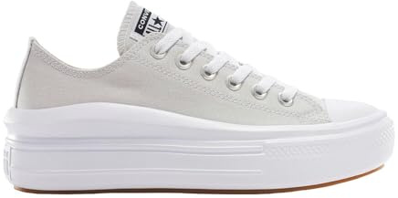 CONVERSE Zapatillas Grises Chuck Taylor All Star Move Ox Barely Grey/White/Black