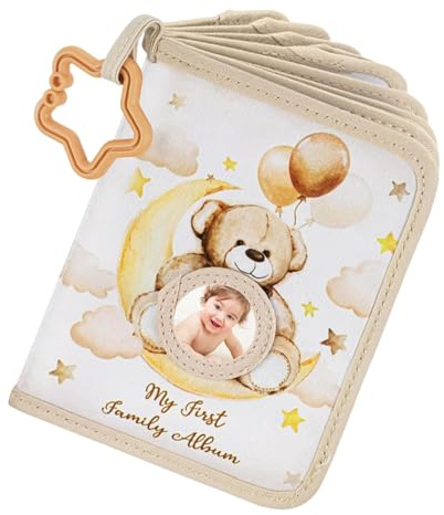 libro di souvenir per bambini - souvenir di famiglia personalizzato, album educativo, album di narrazione in tessuto | design fotografico interattivo creativo per i più piccoli, fratelli