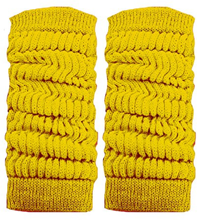 Toocool - Women's and Girl's Legwarmers Ideal for Dance, Fashion, and Warmth, Leg Warmers Ladies, Kids and Women, Ballet Leg Warmers for Adults and Children - Model LO-LW01 [One Size, Yellow]