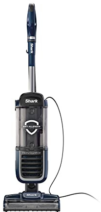 Shark NV151 Navigator Swivel Pro Complete Upright Vacuum with HEPA Filtration, Swivel Steering, Pet Power Brush, Crevice Tool & Upholstery Tool, for Pet Hair & Multi-Surface Cleaning, Navy