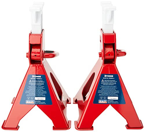 Sealey VS2003 Axle Stand, 3 Tonne Capacity per Stand, 2 Pieces