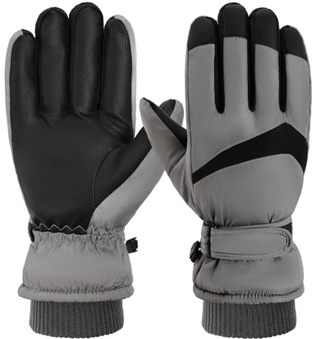 Trifabricy Winter Ski Gloves - Waterproof Windproof Glove for Men & Women
