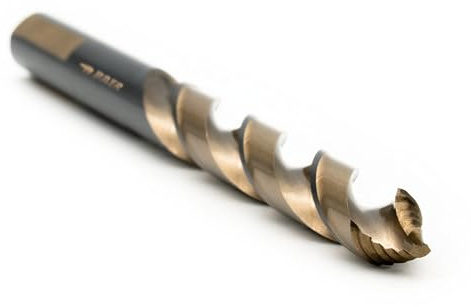 BAER Spiralbohrer HSSE/Co5 TurboCentrix - Bohrer HSSECo5-Stahl- und Cobaltlegierung - präzises, sicheres & kraftsparendes Bohren in härtesten Materialien wie Edelstahl und CrNi-Legierungen (12,0 mm)