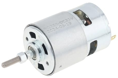 755 DC Motor 12V / 21V Grass Cutter Motor，Compatible For Weed Trimmer/Cordless Weeder With Long Shaft, Lawn Mower Replaces Motor