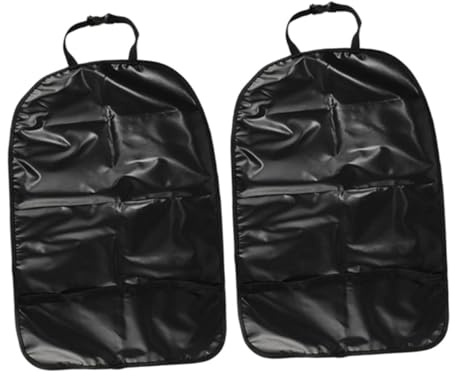 WEKAMOS 2 Pcs Almohadilla Protectora del Asiento Trasero, Alfombrillas para Coche Lavables, Protección contra Lodo y Suciedad para Asientos de Automóvil y Camión