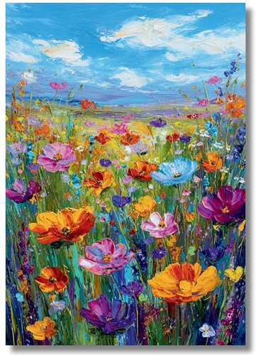 LimaLima Blank Greeting Card Flower Art Design Perfect For Women's Birthday