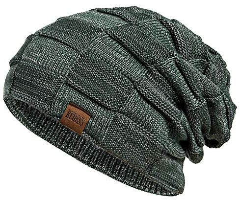 REDESS Beanie Hat for Men and Women Winter Warm Hats Knit Slouchy Thick Skull Cap