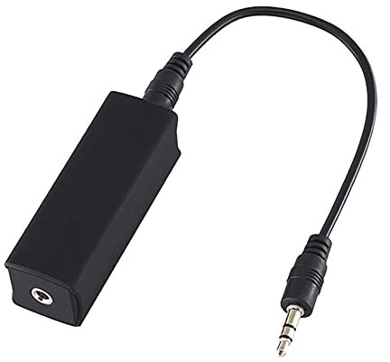 Bolwins C35CS Entstörfilter – Audiofilter mit 3,5 mm Kabel, Multimedia-Lautsprecher Noise Filter & Audio-Isolator für Auto und Haus