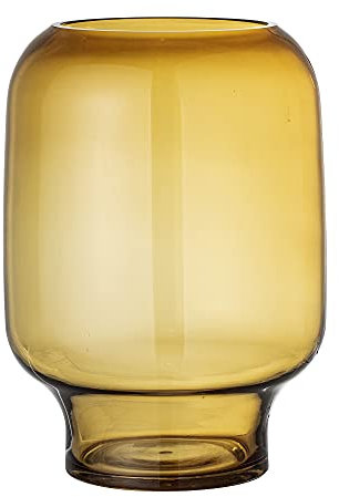 Bloomingville - Adine Glasvase, H 25 cm, gelb