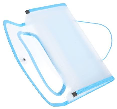 Tofficu Fächer Aktenordner Wasserdichte Dokumentenmappe Mit Großen Taschen Für Büroorganisation Für Quittungen Und Wichtige Unterlagen Blau Mit Transparenten Fächern