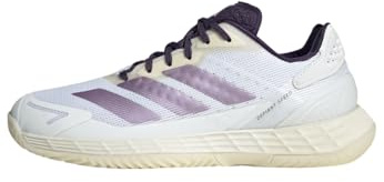 Adidas Women's Defiant Speed 2 Tennis, White/Powder Plum/Aurora Plum, 9