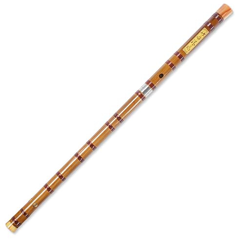 Dizi Kit Flauta vieja de bambú amargo para principiantes flauta transversal avanzada de estilo antiguo flauta de alambre atada de doble sección(C Key)