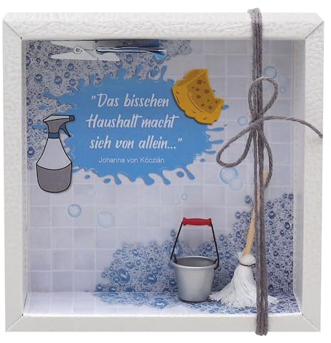 ZauberDeko Geldgeschenk Verpackung Haushaltshilfe Putzfrau Putzen Haushalt Gutschein Reinigung