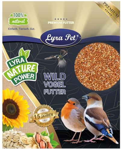 Lyra Pet® 10 kg Millet Rouge en Vrac, Aliment pour Oiseaux Sauvages