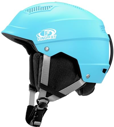 Findway Pro Ski Helmet, Goggle Compatible Snowboard Helmet,[Safety-Certified & Removable Liners] Shockproof and Lightweight Snow Sports Helmet for Men, Women & Youth
