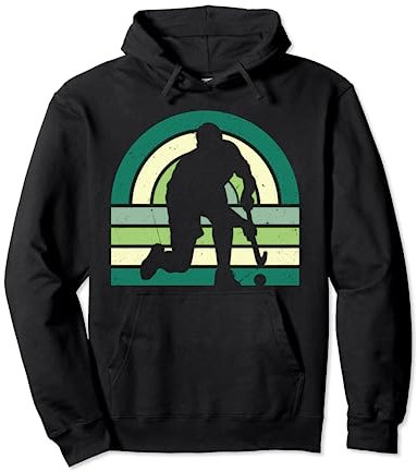 Hockey Spieler Sport Kinder Jungs Männer Hockeyspieler Pullover Hoodie