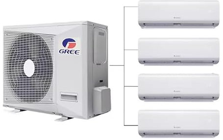42000BTU Ductless Multi 12k Zones Mini Split Climatiseur et chauffage – 4 zones