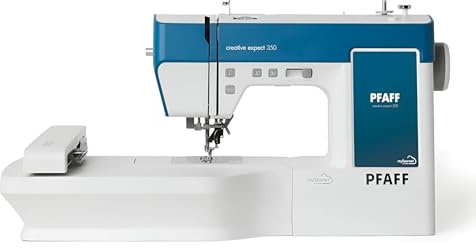 Machine à coudre et à broder Pfaff Creative Expect 350 avec logiciel Gold pour créer des broderies personnalisées
