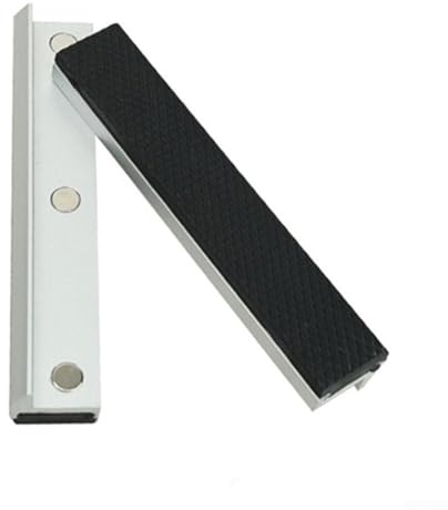 Lot de 2 mâchoires magnétiques souples pour étau d'établi en métal - En alliage d'aluminium et caoutchouc - Compatibles avec pinces de 9,5 à 20,3 cm pour outils d'atelier (12,7 cm)