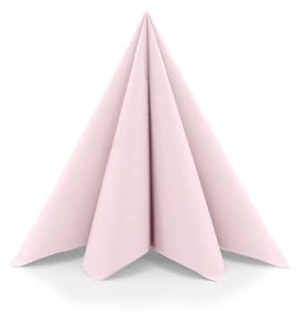 Sovie HOME Serviette in HELLROSA aus Linclass Airlaid, 40 x 40cm, 1/4 Falz, 12 Stück, edle stoffähnliche Premium-Servietten für Hochzeit, Feier, Dinner