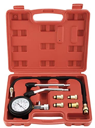 FreeTec Kompressionstester KFZ Kompressionsprüfer 0-20 bar oder 0-300 psi Verdichtungsmesser