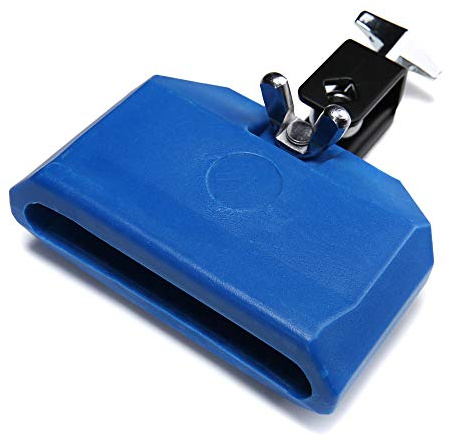 Jam Block, Blue Musical Percussion Block, Latin Drum Instrument, Plastic