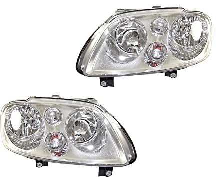 ATEC Germany 2x faros Faros delanteros Faros principales derecha + izquierda Compatible con VW TOURAN (1T1, 1T2)