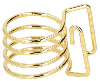 Saxofonligatur, Altsaxofonmunstycke Ligaturlegering Material Saxmunstycke Fästelement Spiral Saxofonmunstycke Ligatur Guld för Framförandeövningar Jazzmusik