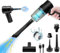 Handheld Hoovers Cordless Powerful Pro. 9000PA 120W Car Vacuum Cleaner Cordless, Car Hoovers with Strong Suction Small Hoovers for Car Keep Clean Home and Pet Hairs