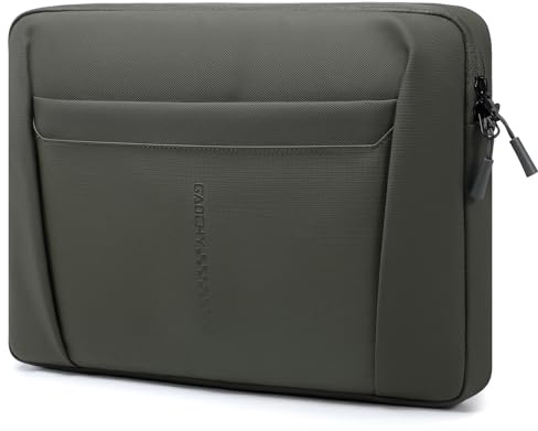 GAOCHY Custodia per laptop da 15-16 pollici, borsa per laptop resistente all'acqua per MacBook Pro 16 M4/M3/M2/M1 2024-2021, Vivobook 15/16, Chromebook/Latitude/IdeaPad da 15,6 pollici, Verde
