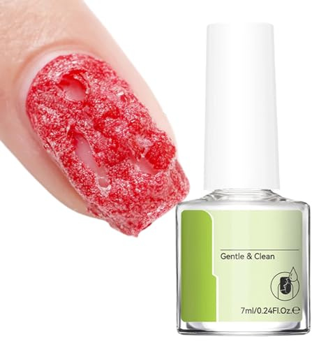 Solvent Nail Solvent 7 ml Gel Enamel Removal Nail Solution Peel Off Remover Manicure Pedicure Nail Woman Salon Hall Easy Fast Delicate