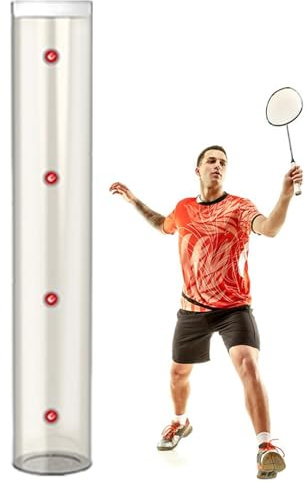 Tubo per palloni da Badminton, Tubo da Badminton, Tubo Magnetico per riporre volani, Contenitore per palloni da Badminton, Adatto per Principianti, per parchi, palestre, Cortili e da Badminton