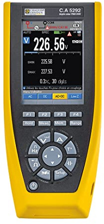 Chauvin Arnoux C.A 5292 P01196802 Digital-Multimeter Datenlogger, Grafikdisplay CAT III 1000 V, CAT IV 6