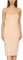 Merry Style Damen Unterkleid Knielänge Petticoat Midi Länge einstellbare Träger MS10-402 (Nude, XL)