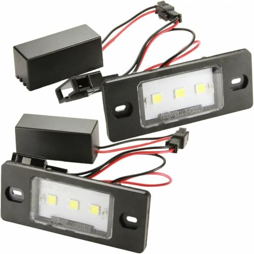 MR-Style Led registreringsskyltbelysning lämplig för VW Tiguan typ 5N 09/2007–10/2013