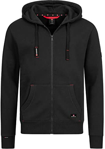 Höhenhorn Woodberg Herren Hoodie Pullover Schwarz Gr. L